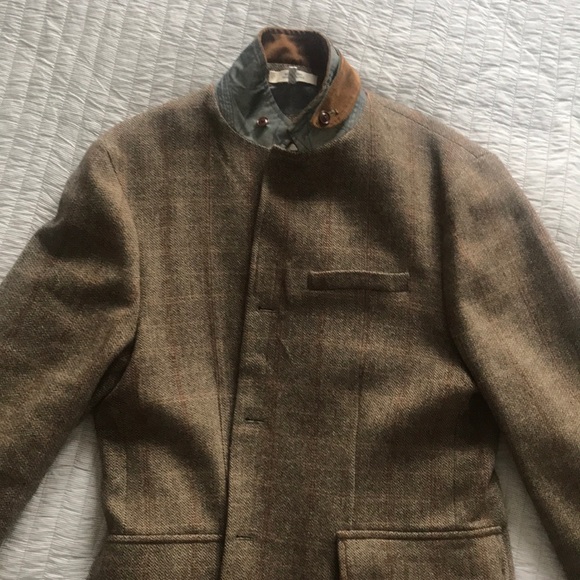 Lands End Canvas Tweed Sport Coat 